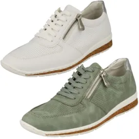 Ladies Sneakers By Rieker Zip Detailed Trainers N5127