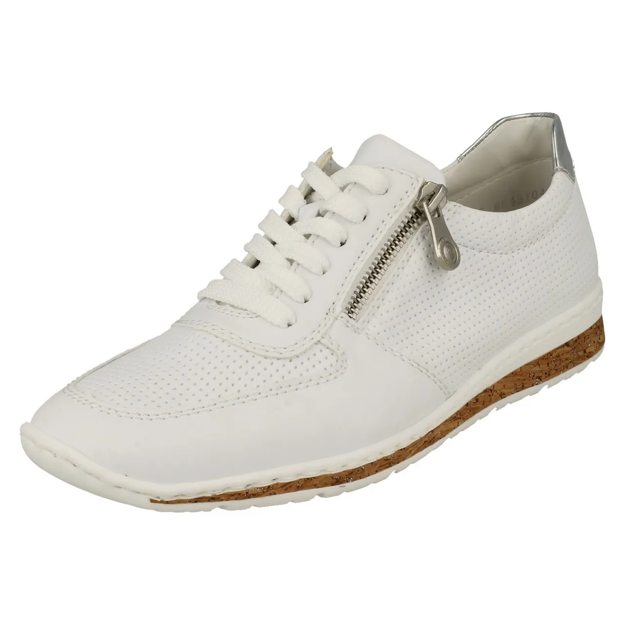 Ladies Sneakers By Rieker Zip Detailed Trainers N5127