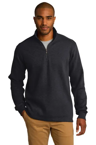 Legacy F295 Port Authority Slub Fleece 1/4-Zip Pullover