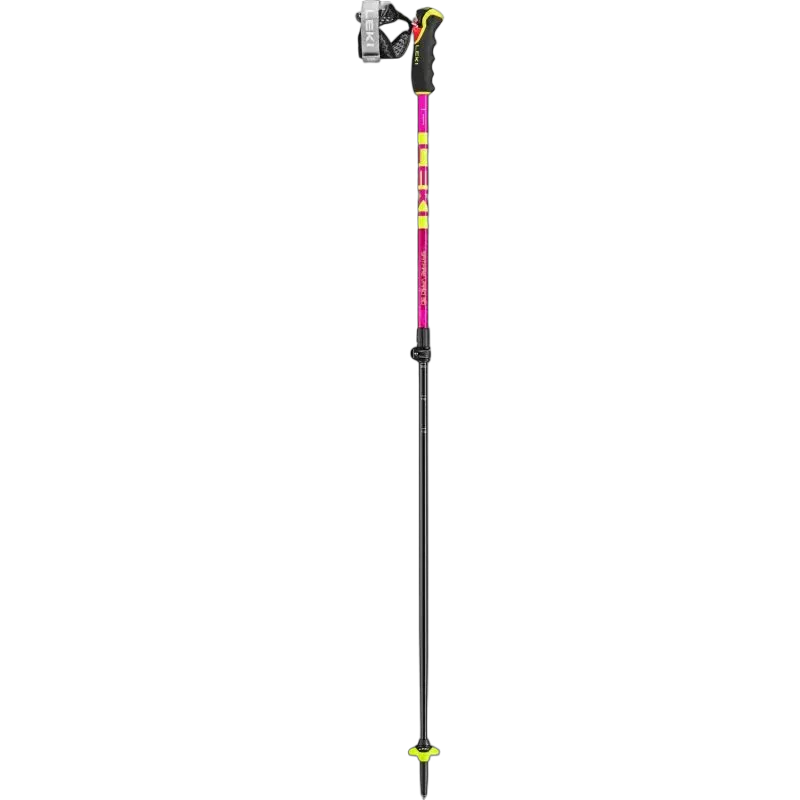 Leki Apline Ski Poles Spit Fire Vario 3D