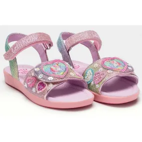 Lelli Kelly Girls Gem Lilac Unicorn Sandals