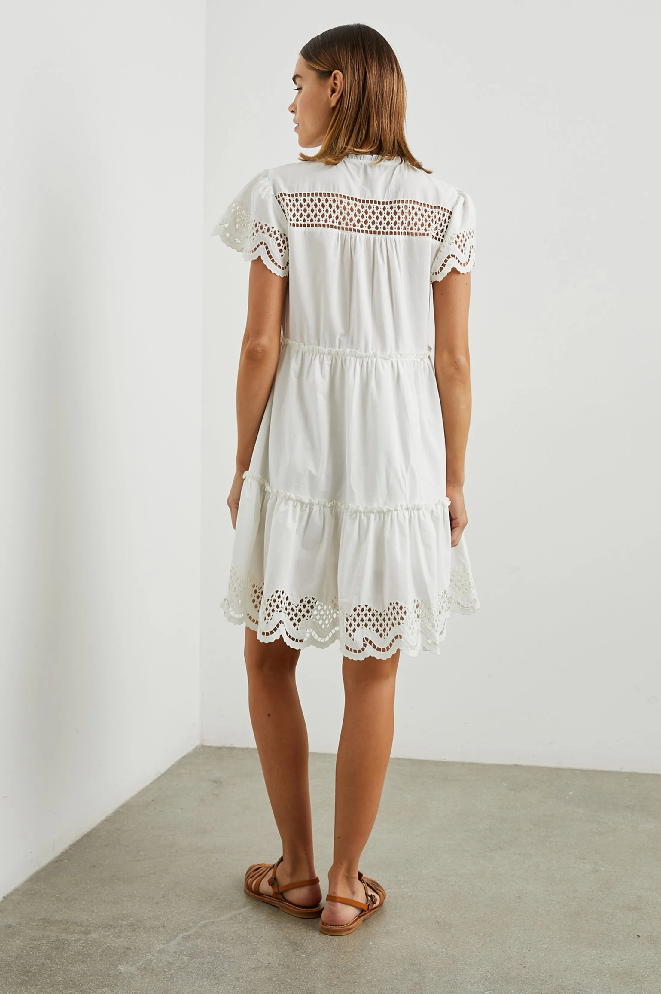 Lettie Dress White