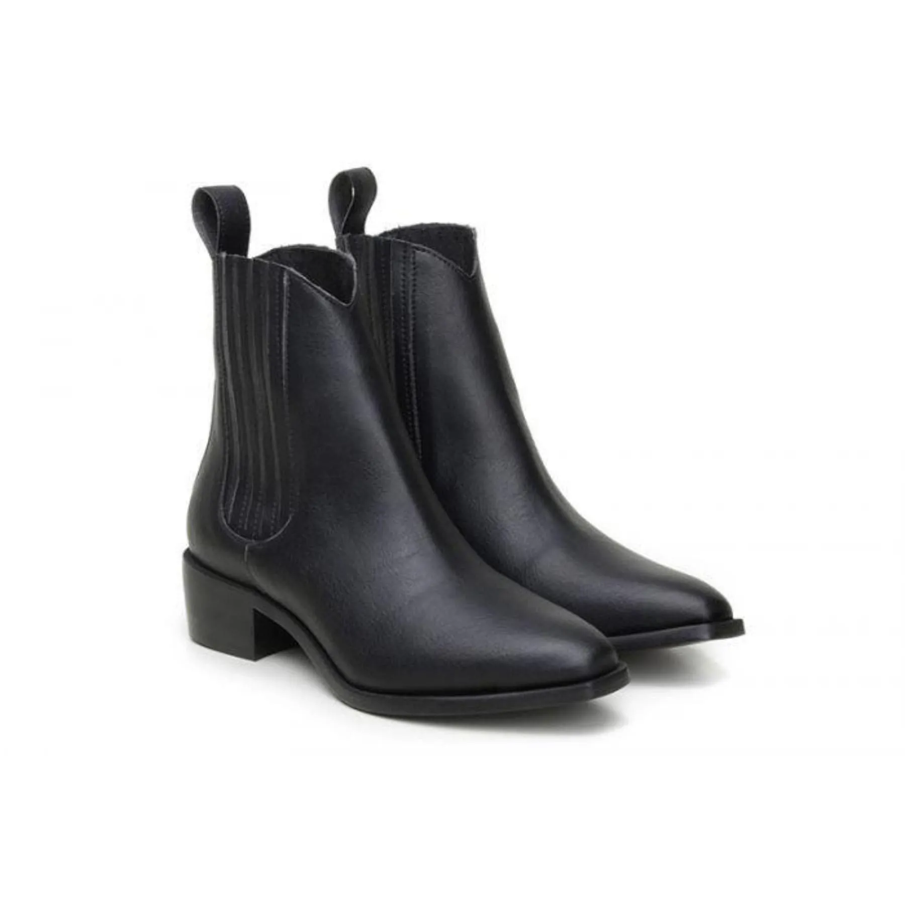 'Marcela’ Women's Vegan Chelsea Boot by Ahimsa - Black