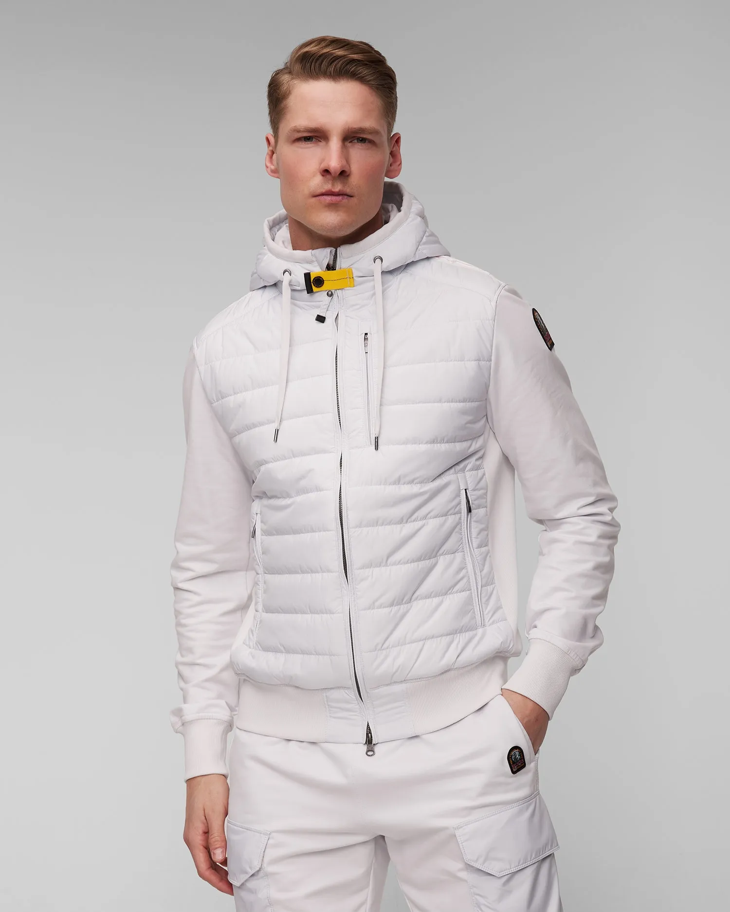 Men's white jacket Parajumpers Ivor 24smpmhyfp01-309