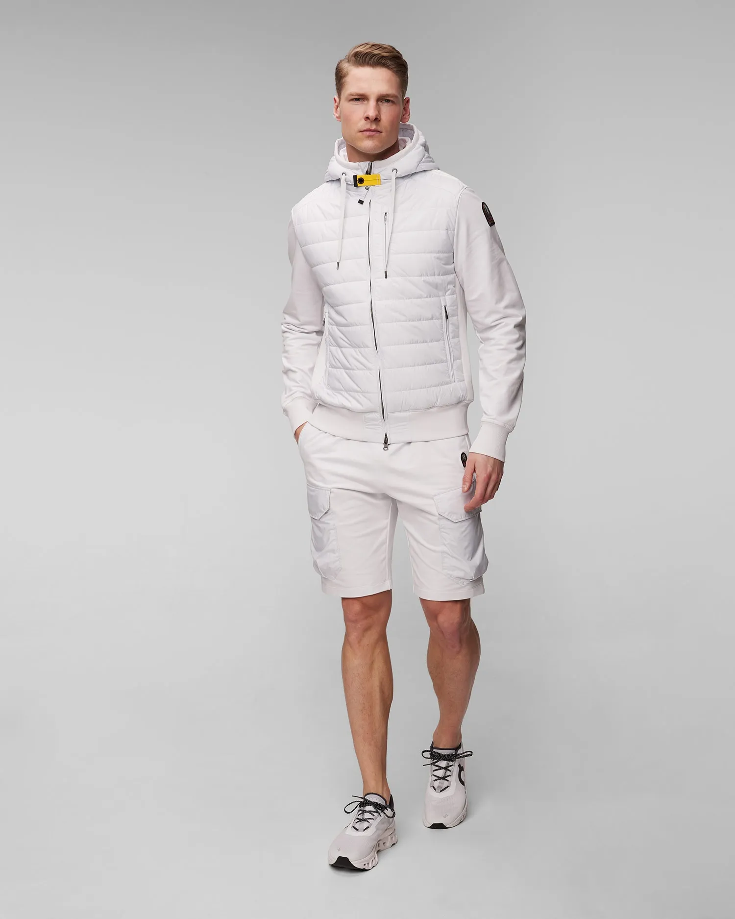 Men's white jacket Parajumpers Ivor 24smpmhyfp01-309