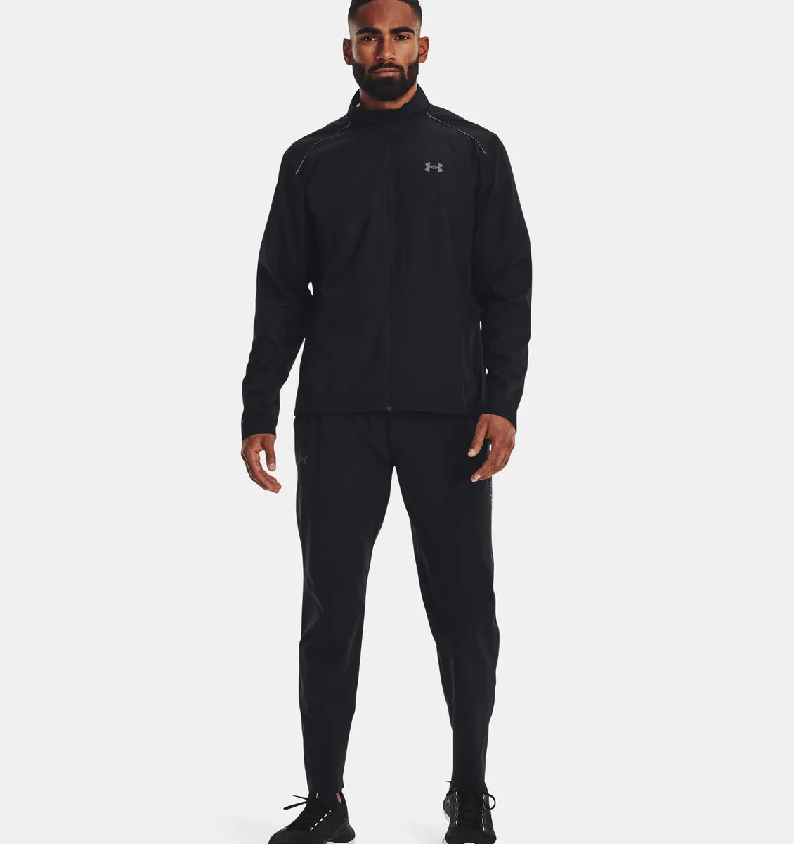 Men's | Under Armour | 1376797-001 | Storm Run Jacket | Black / Jet Gray