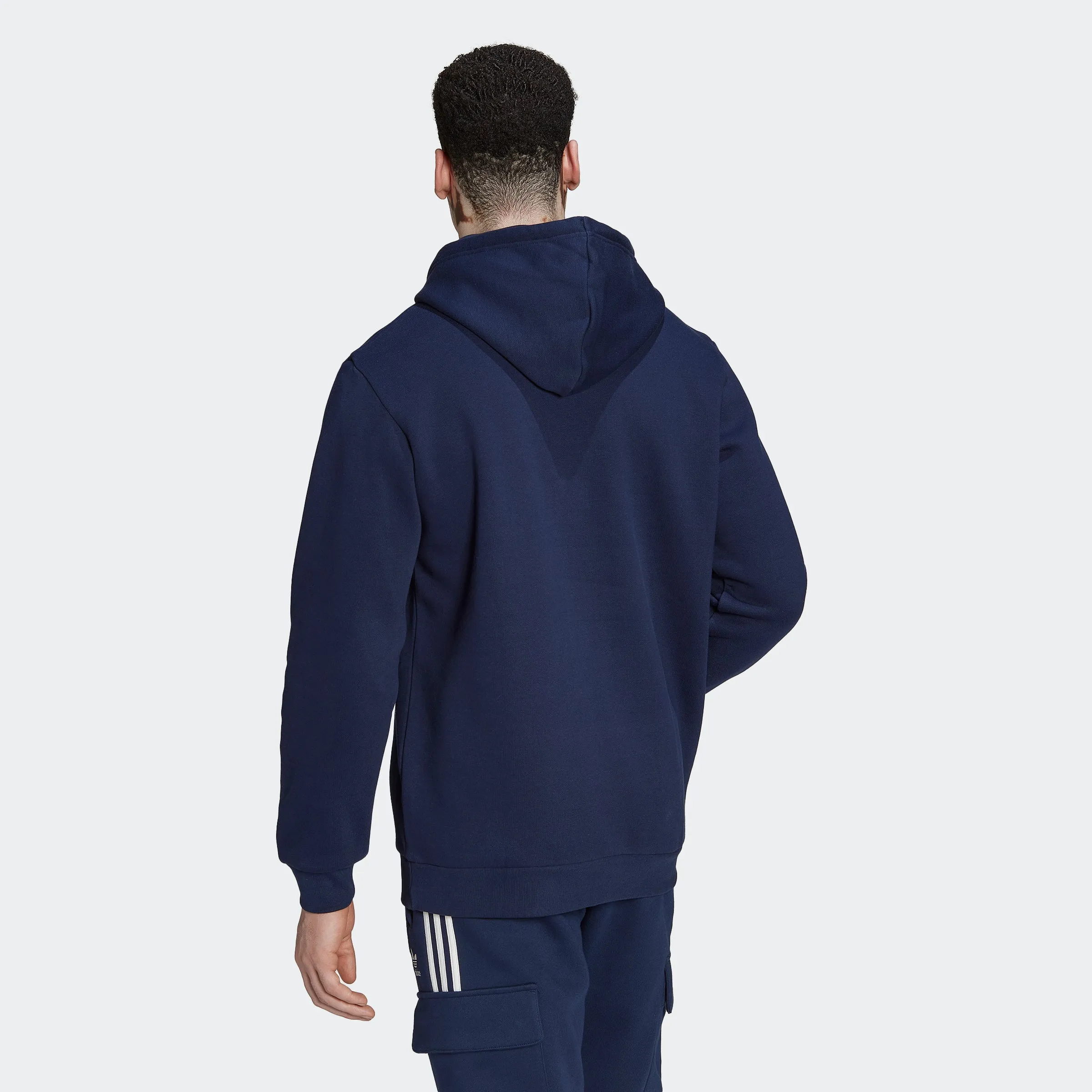 Men's adidas Originals Adicolor Essentials Trefoil Hoodie Night Indigo