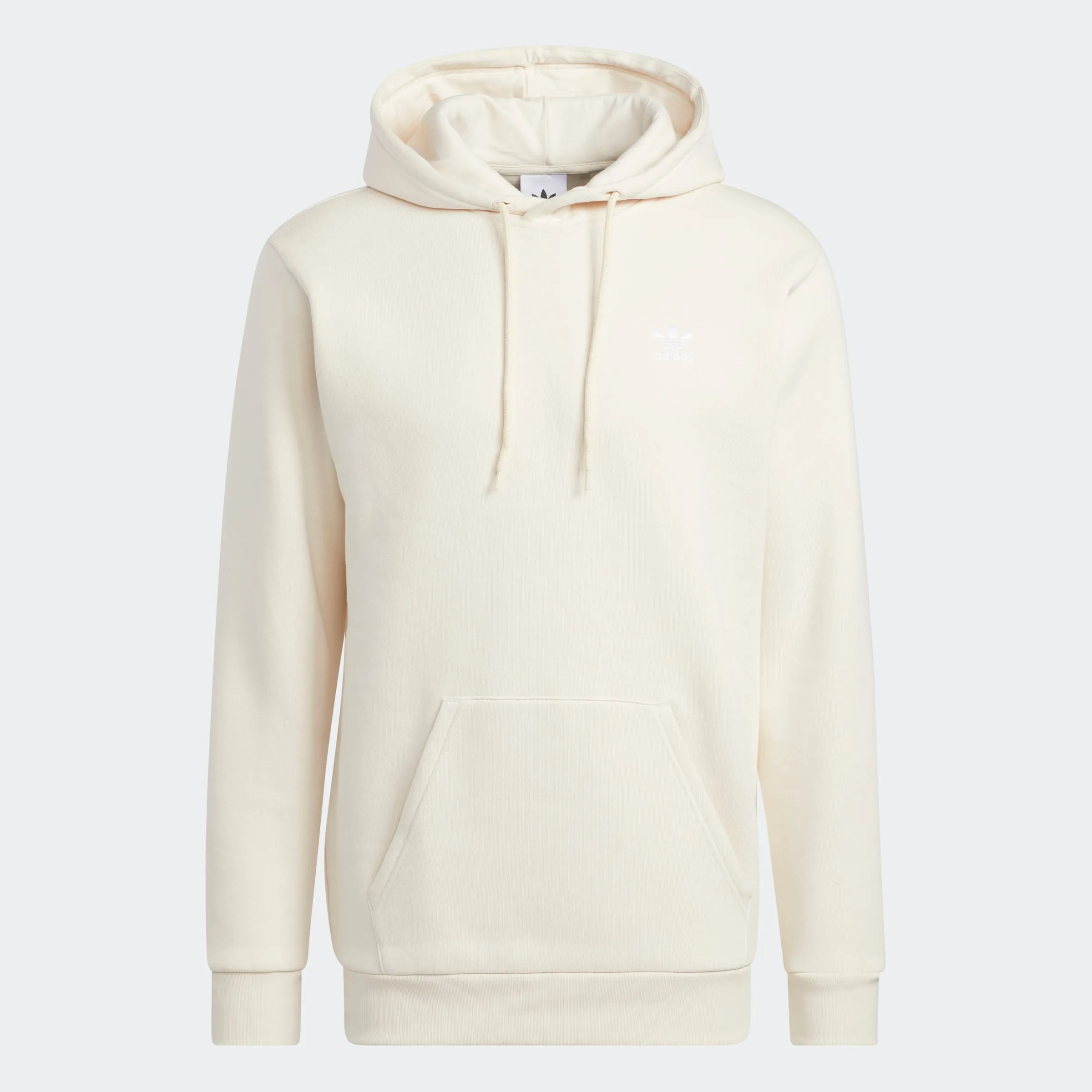 Men's adidas Originals Adicolor Essentials Trefoil Hoodie Wonder White