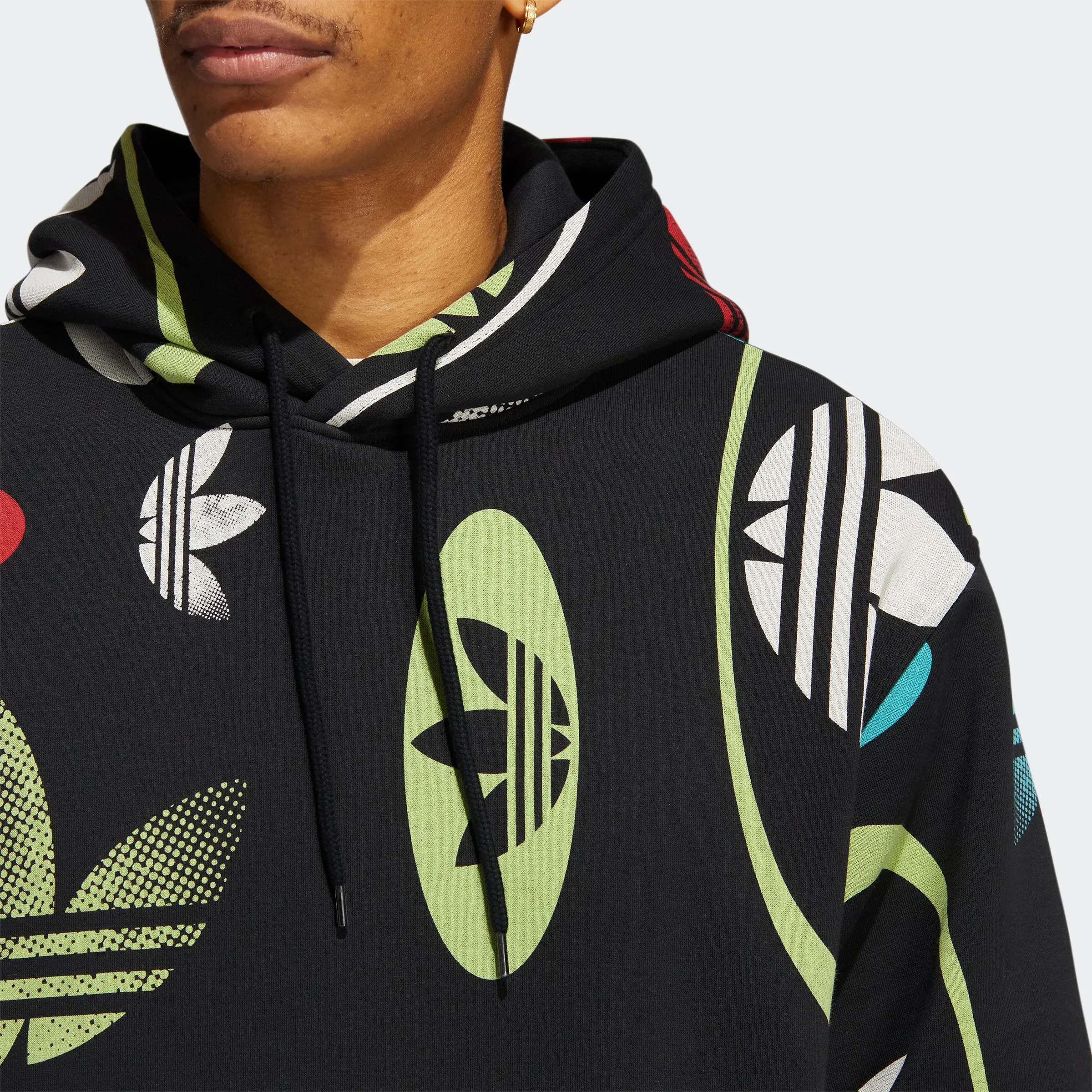 Men's adidas Originals Allover Print Logo Hoodie