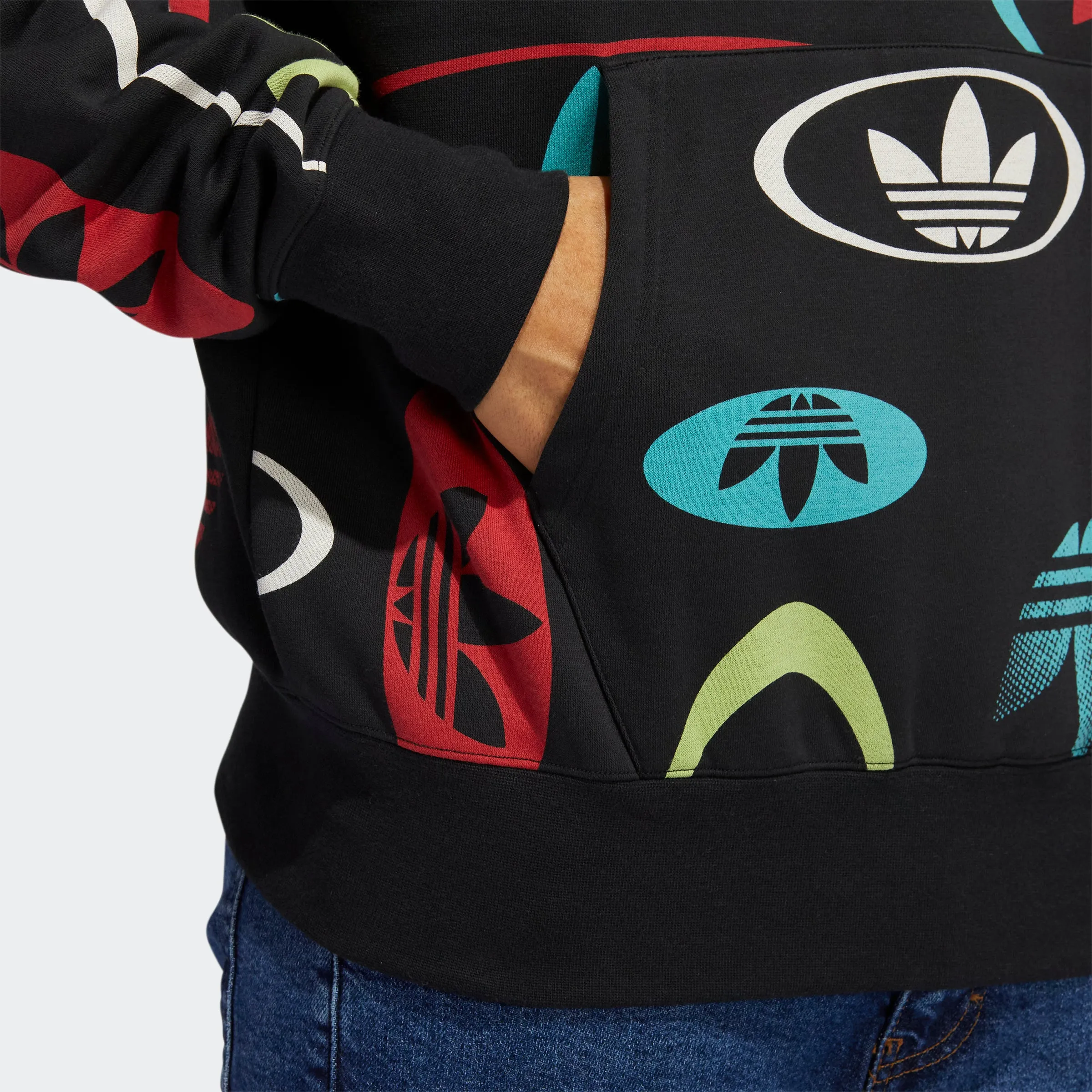 Men's adidas Originals Allover Print Logo Hoodie