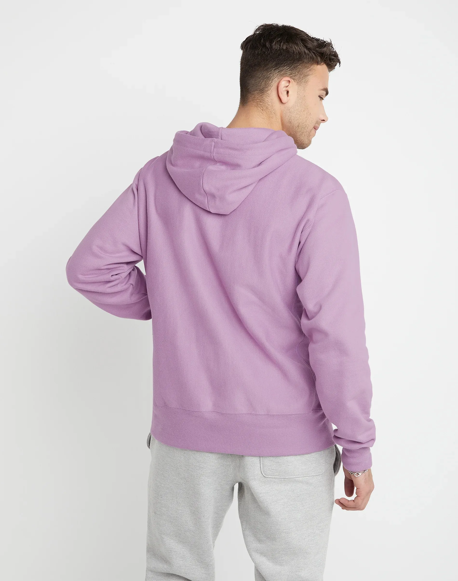 Men's Champion Life Reverse Weave Hoodie Lavender