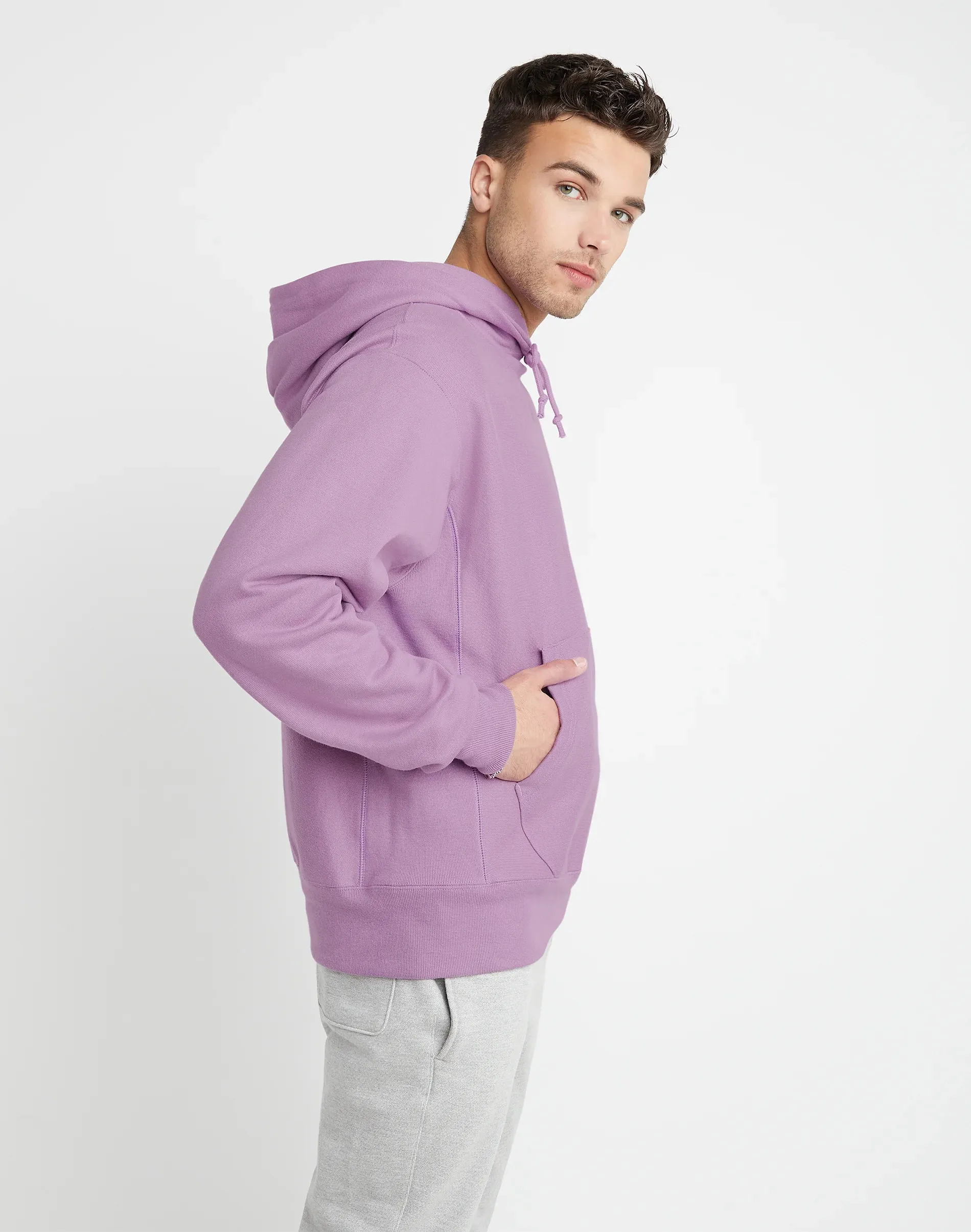 Men's Champion Life Reverse Weave Hoodie Lavender