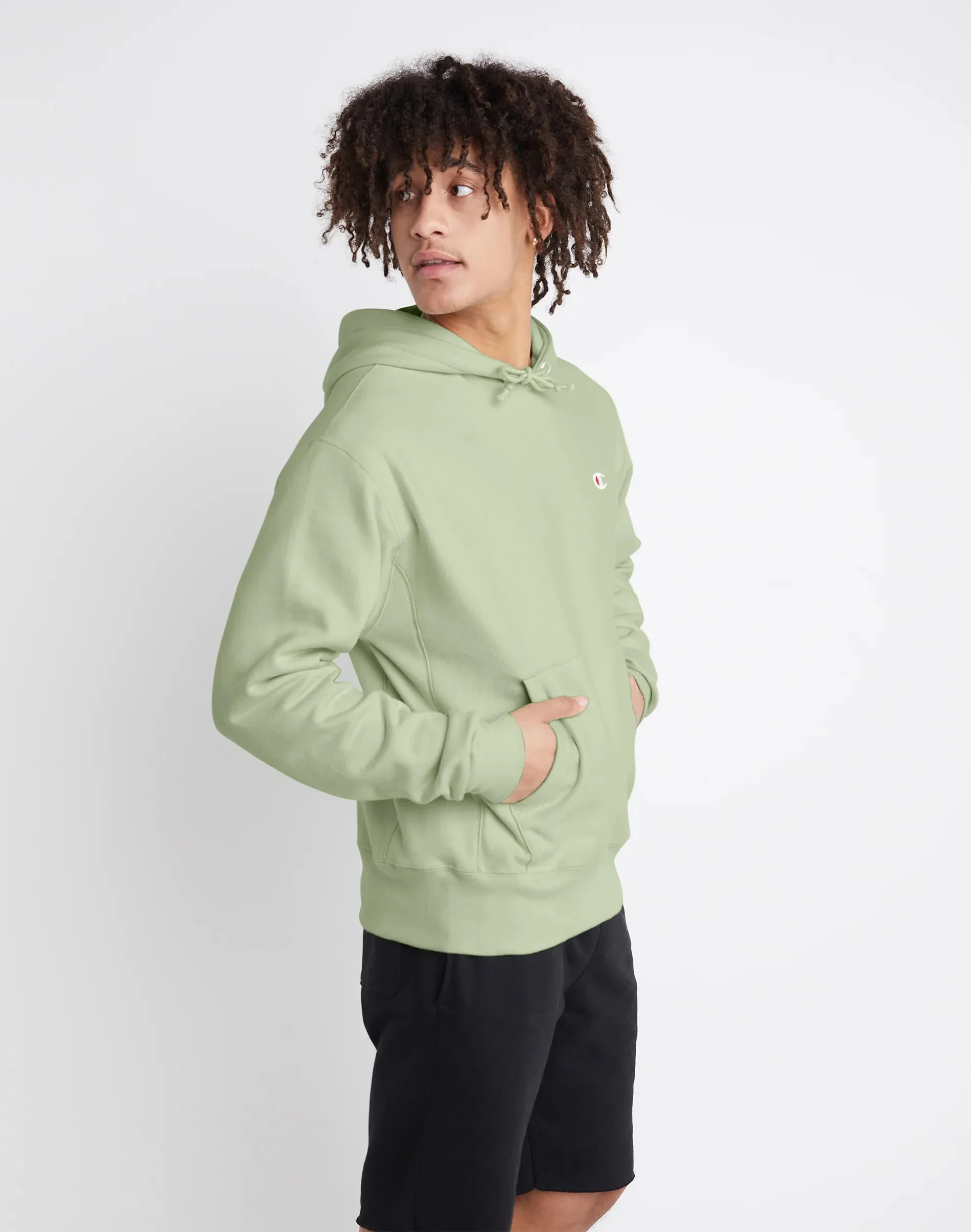 Men's Champion Life Reverse Weave Hoodie Mint