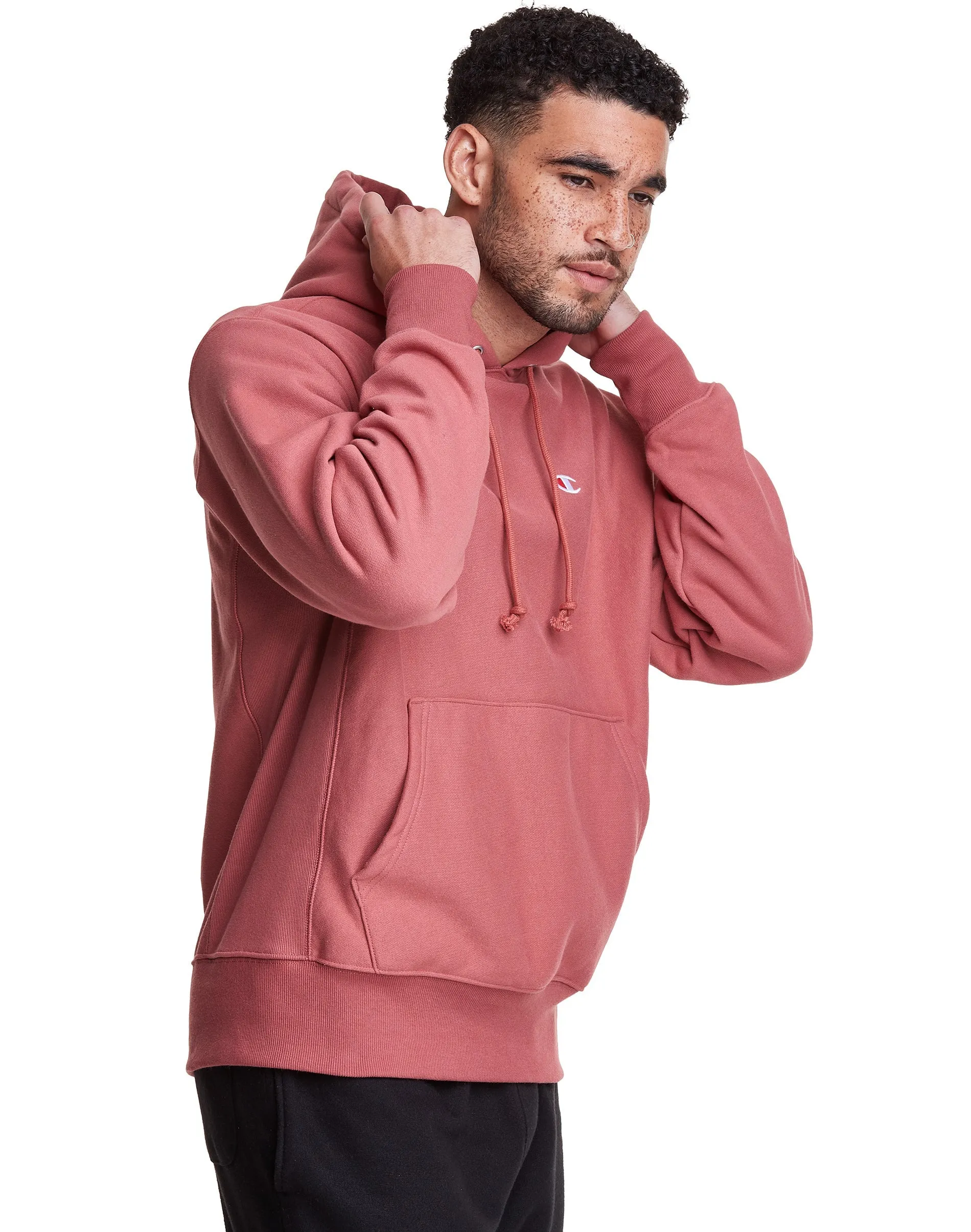 Men's Champion Life Reverse Weave Hoodie Sandalwood Red