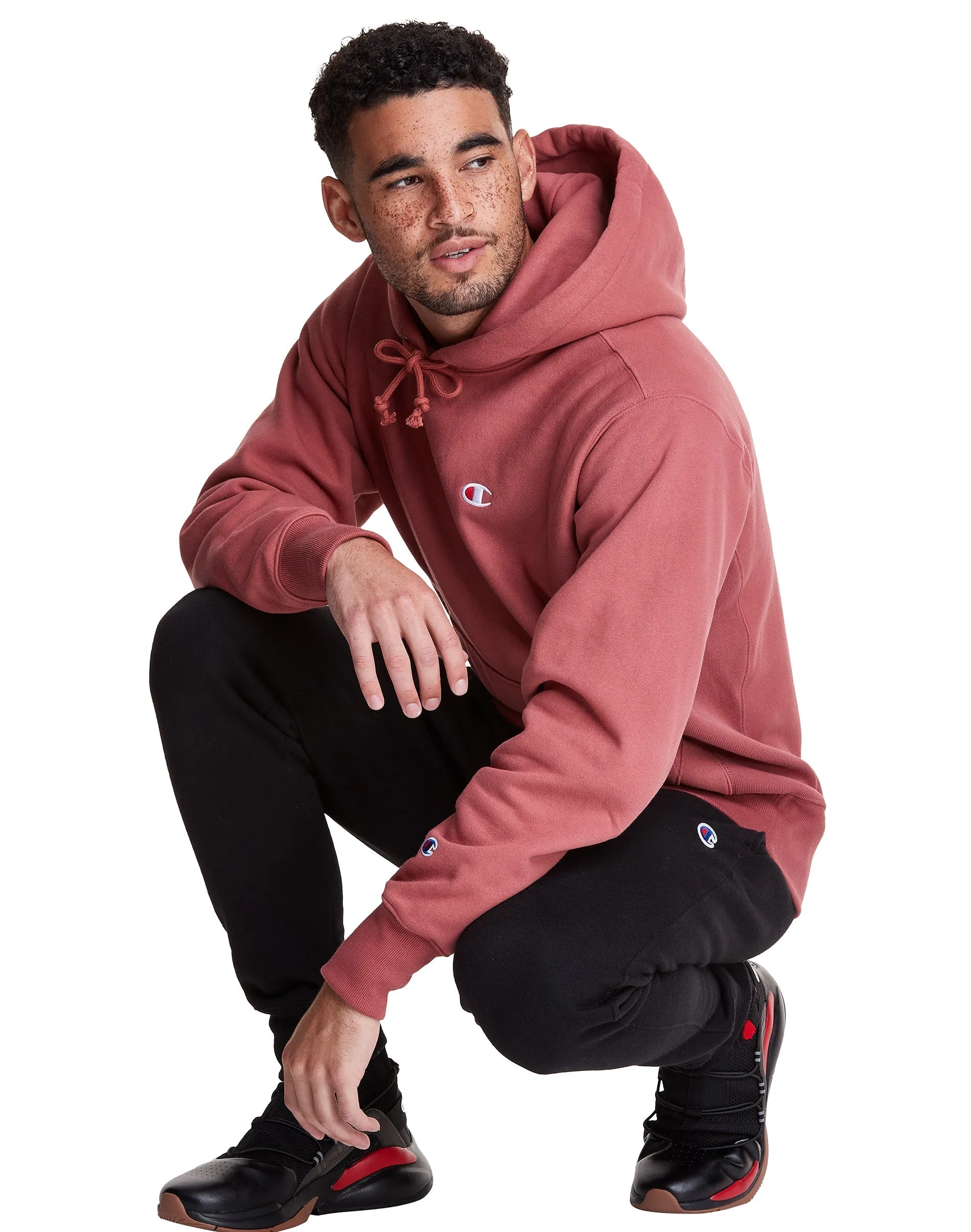 Men's Champion Life Reverse Weave Hoodie Sandalwood Red