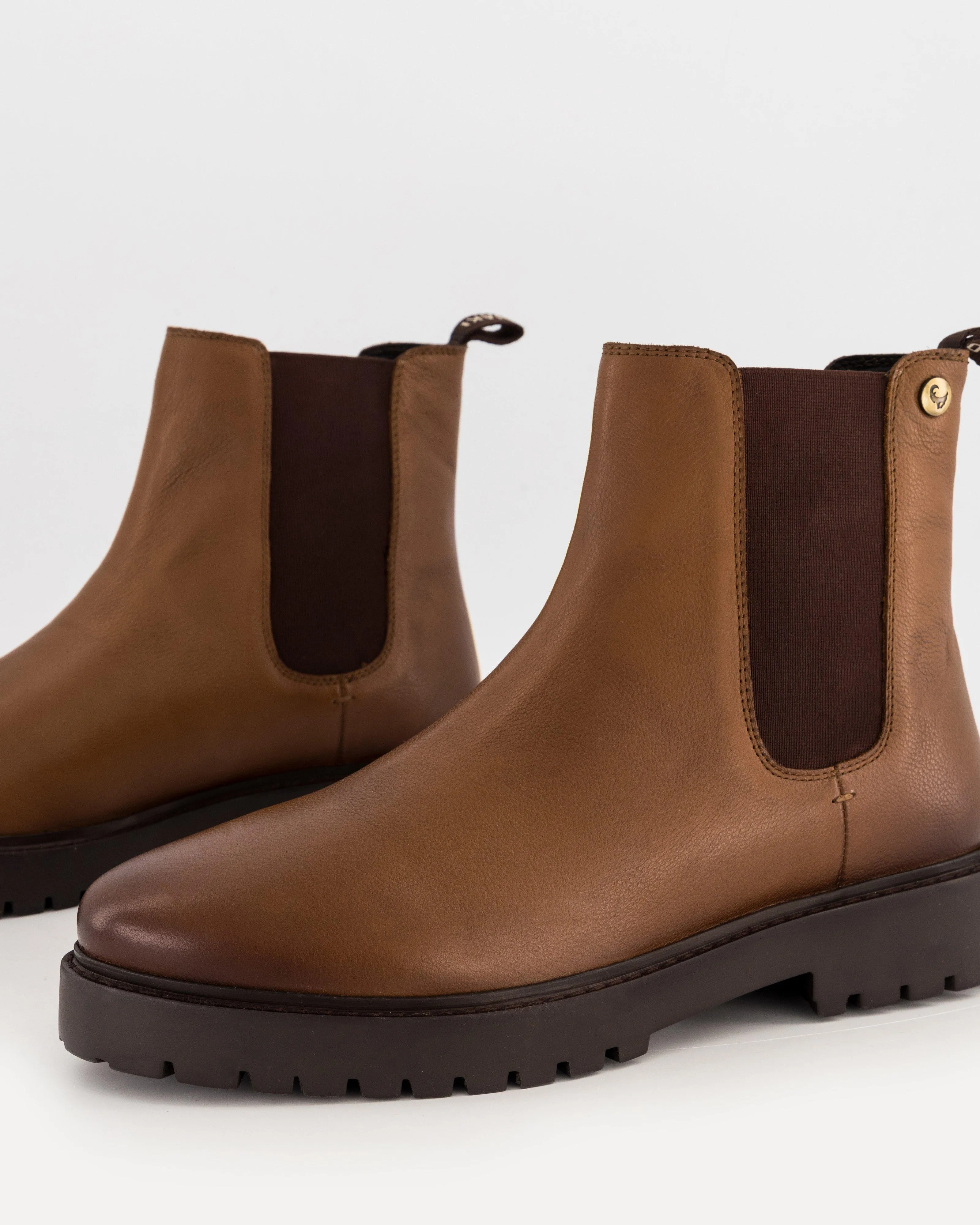 Men’s Harlon Chelsea Leather Boot | Old Khaki