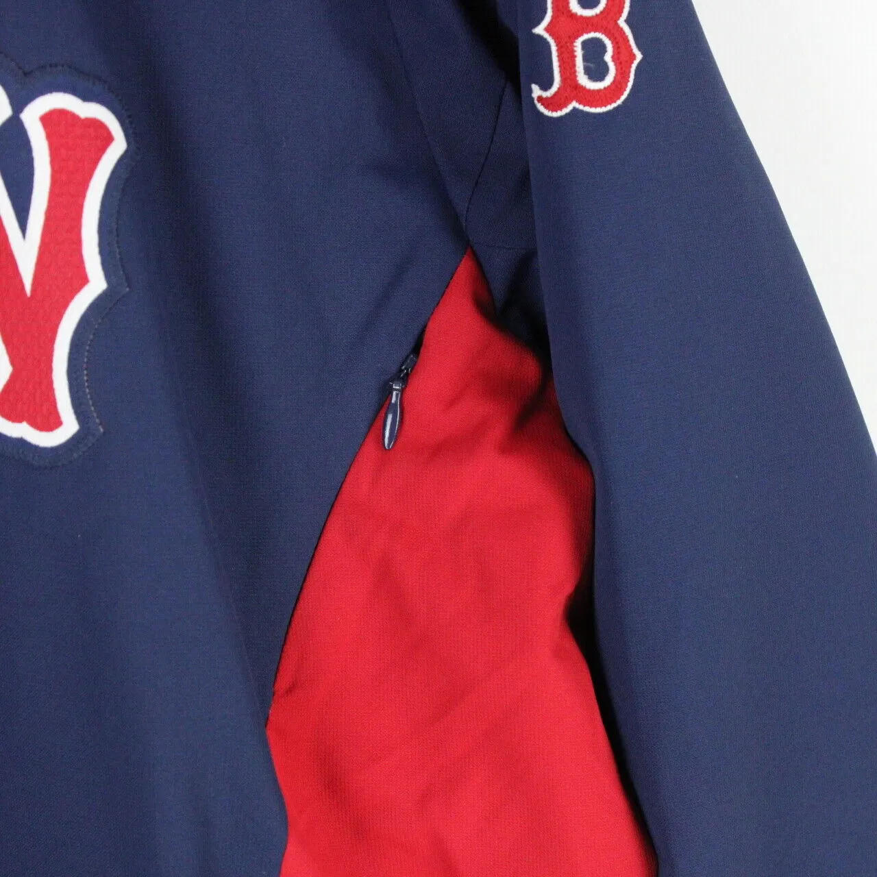 Mens MLB BOSTON RED SOX Jacket Navy Blue | Large