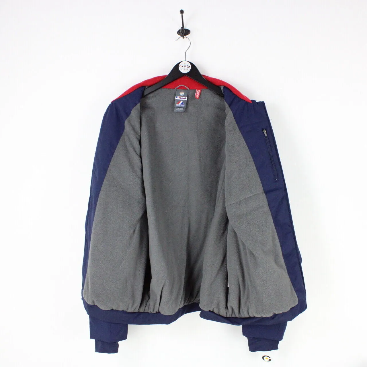 Mens MLB BOSTON RED SOX Jacket Navy Blue | Large