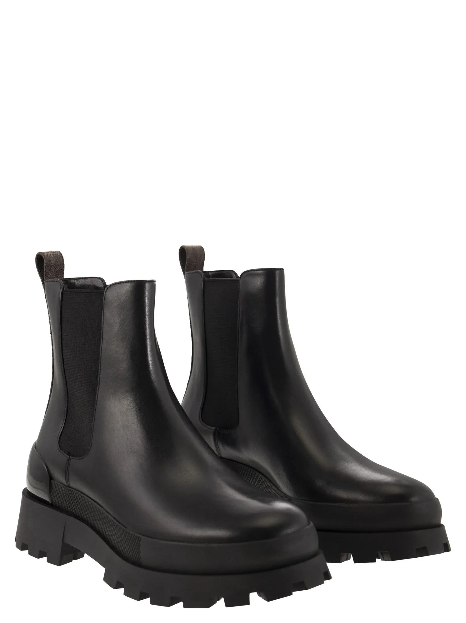 Michael Kors    Michael Kors Rowan Leather Chelsea Boot With Logo