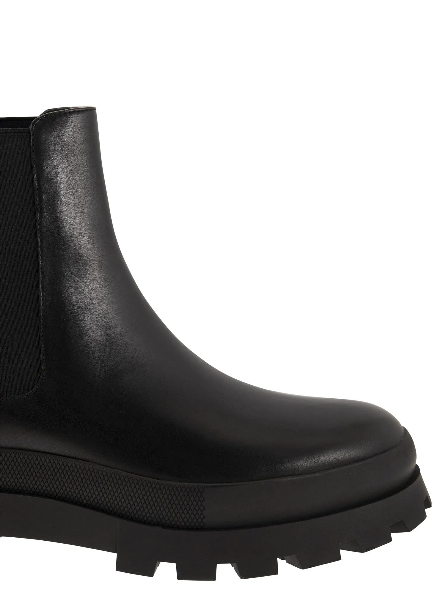 Michael Kors    Michael Kors Rowan Leather Chelsea Boot With Logo