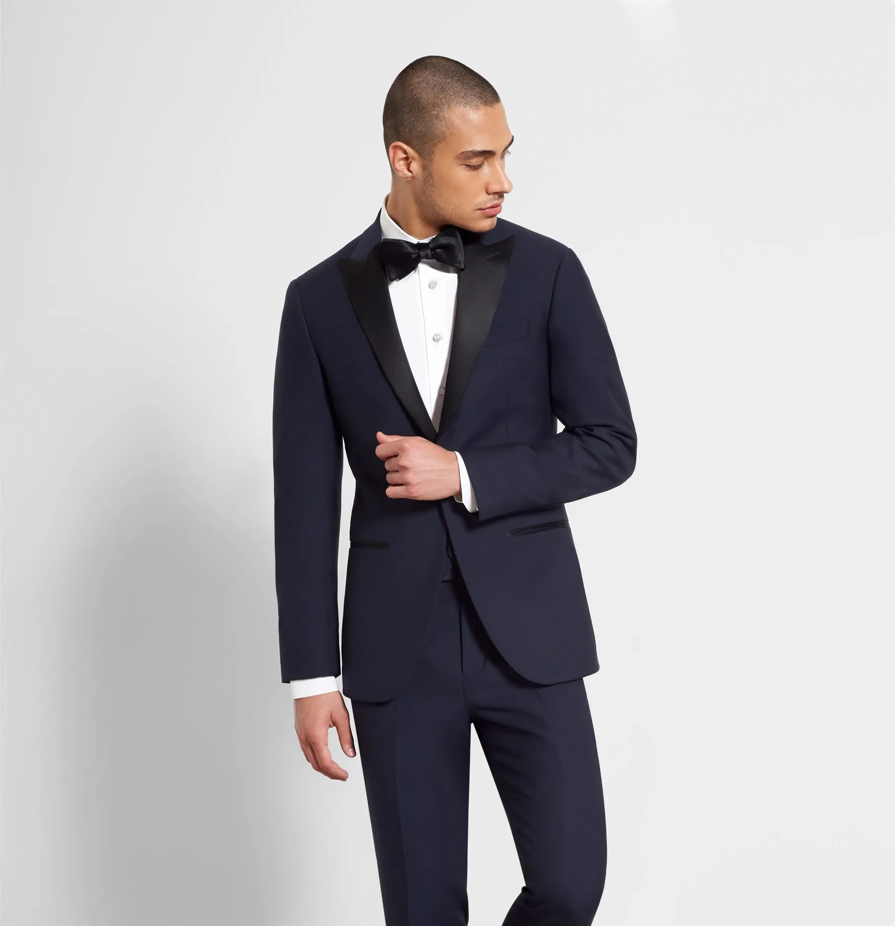 Midnight Blue Tuxedo Jacket