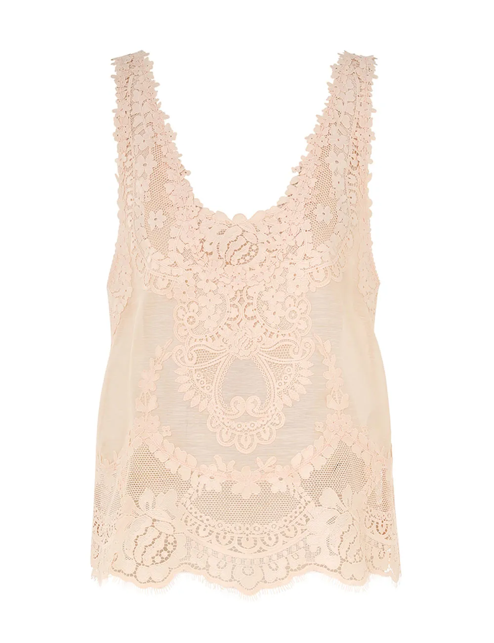 --Natura Lace Patch Tank-