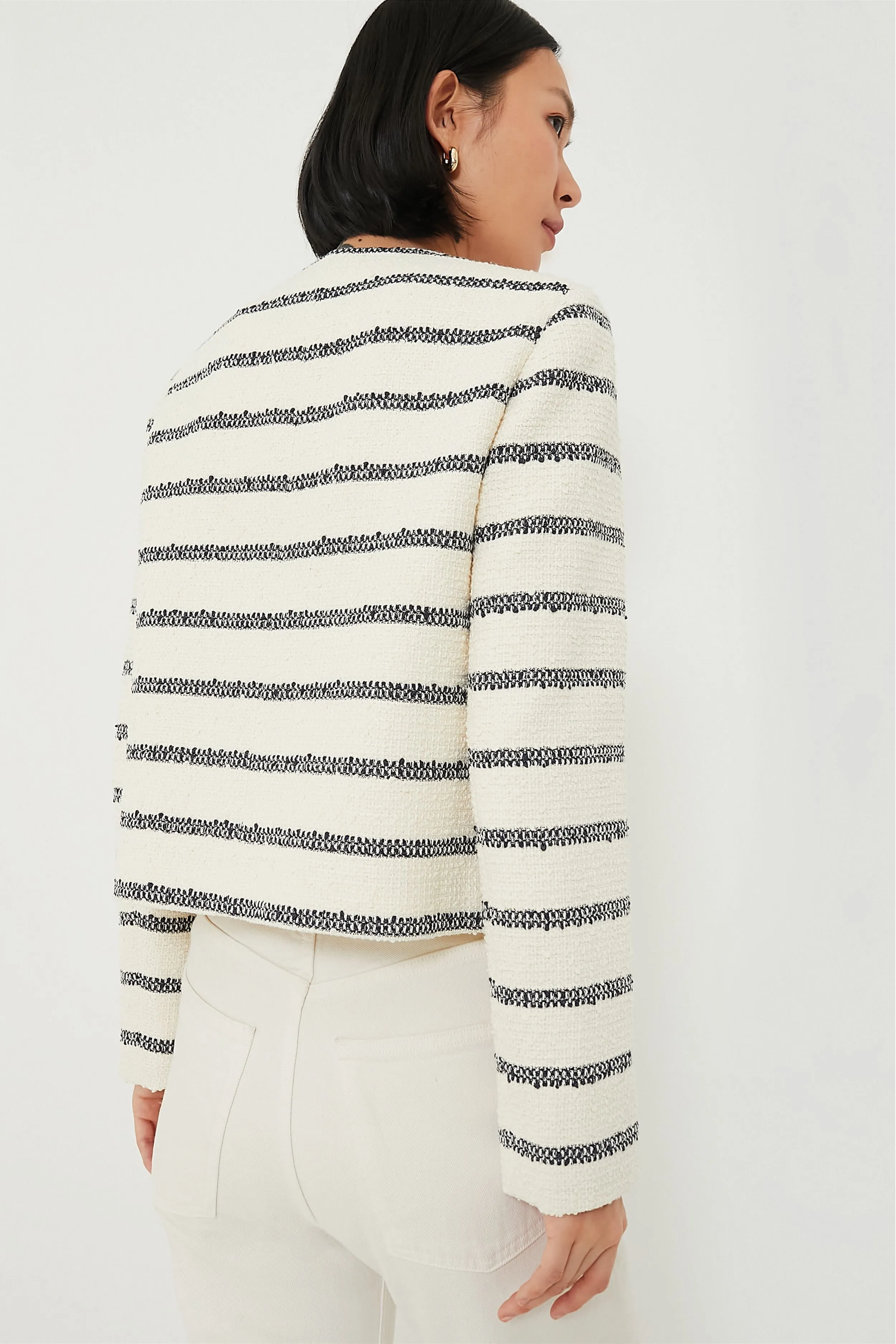 Navy Stripe Marais Jacket