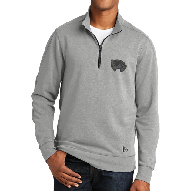 New Era Tri-Blend Fleece 1/4-Zip Pullover - Mascot 2 Tone