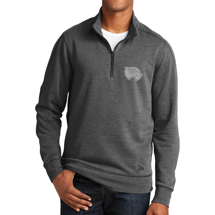 New Era Tri-Blend Fleece 1/4-Zip Pullover - Mascot 2 Tone