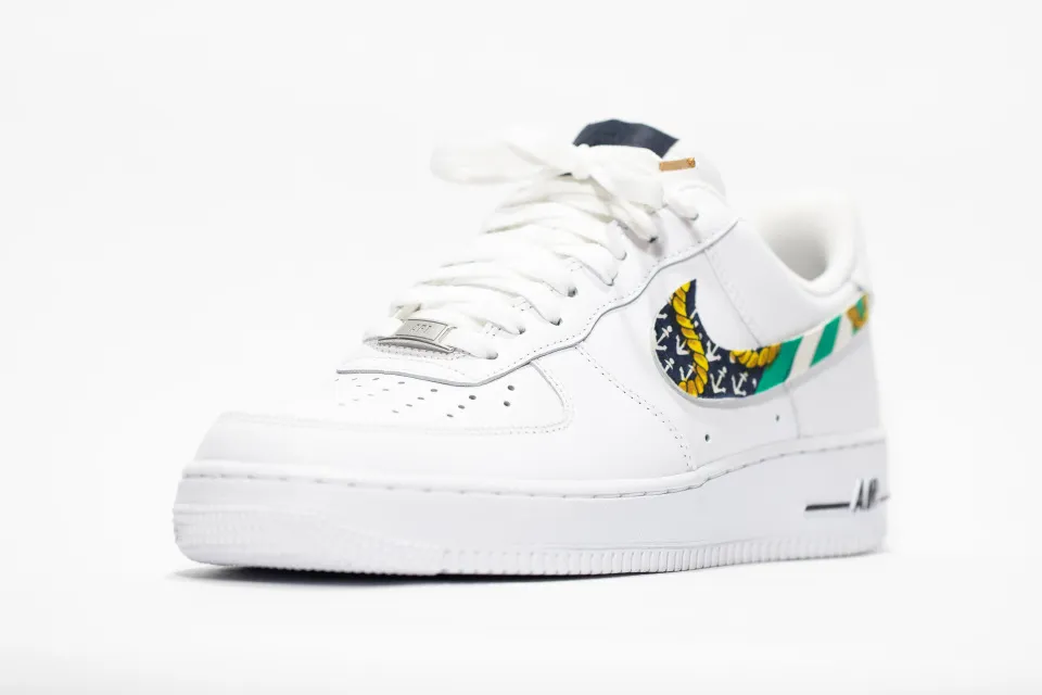 Nike Air Force 1 Custom 'Captain Qunt' W/ custom insoles