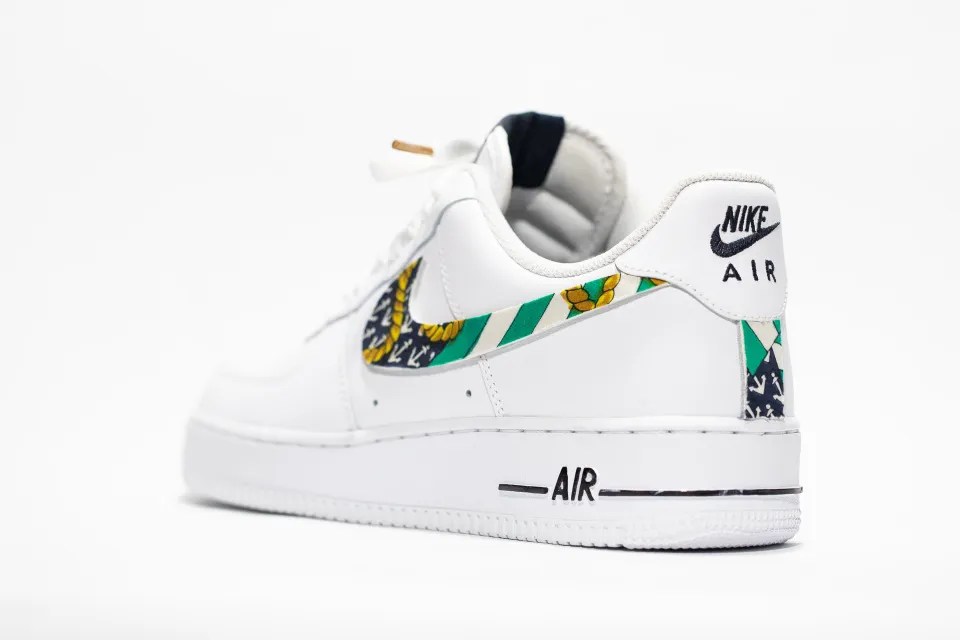 Nike Air Force 1 Custom 'Captain Qunt' W/ custom insoles