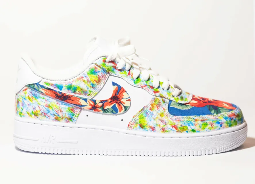 Nike Air Force 1 Custom 'Hawaii Sponged' Premium Edition     -