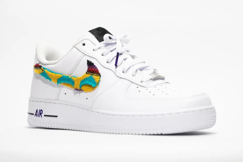 Nike Air Force 1 White Custom 'Coogi' OG edition