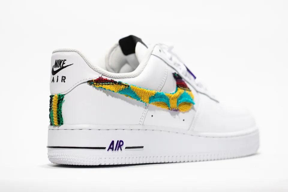 Nike Air Force 1 White Custom 'Coogi' OG edition