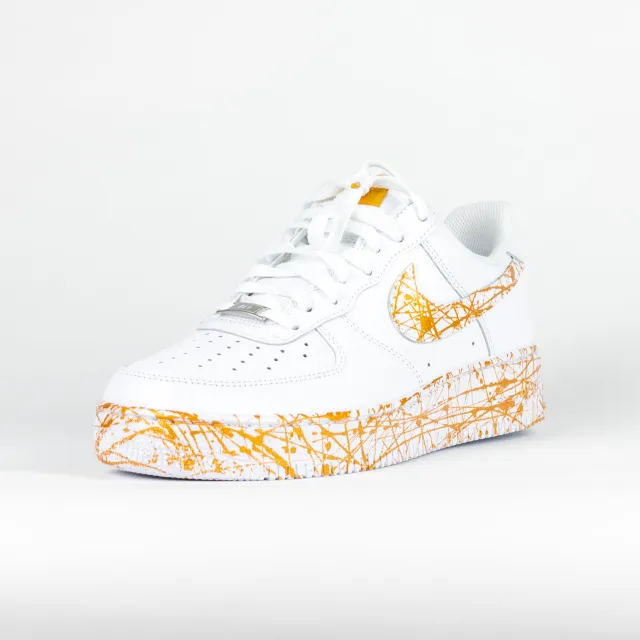 Nike Air Force 1 White Custom 'Goldies' Edition