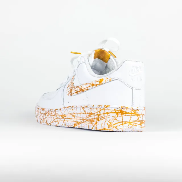 Nike Air Force 1 White Custom 'Goldies' Edition