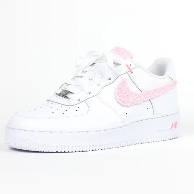 Nike Air Force 1 White Custom 'Pink Terry-Cloth' Edition W/ Custom Matching Insoles