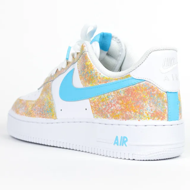 Nike Air Force 1 White Custom 'Sandy Shore' Edition