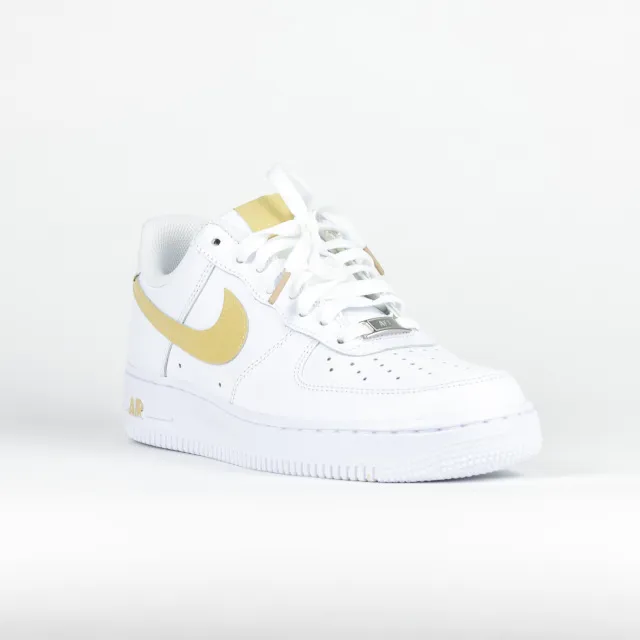 Nike Air Force 1 White Custom 'Sandy Swoosh' Edition