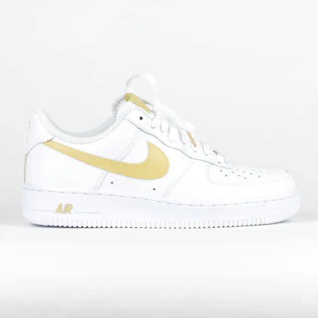 Nike Air Force 1 White Custom 'Sandy Swoosh' Edition