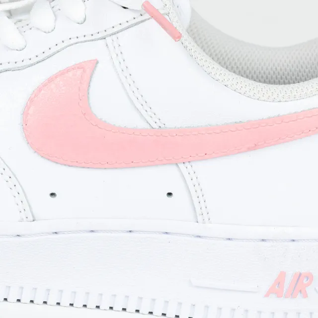 Nike Air Force 1 White Custom 'Soft-Pink Swoosh' Edition