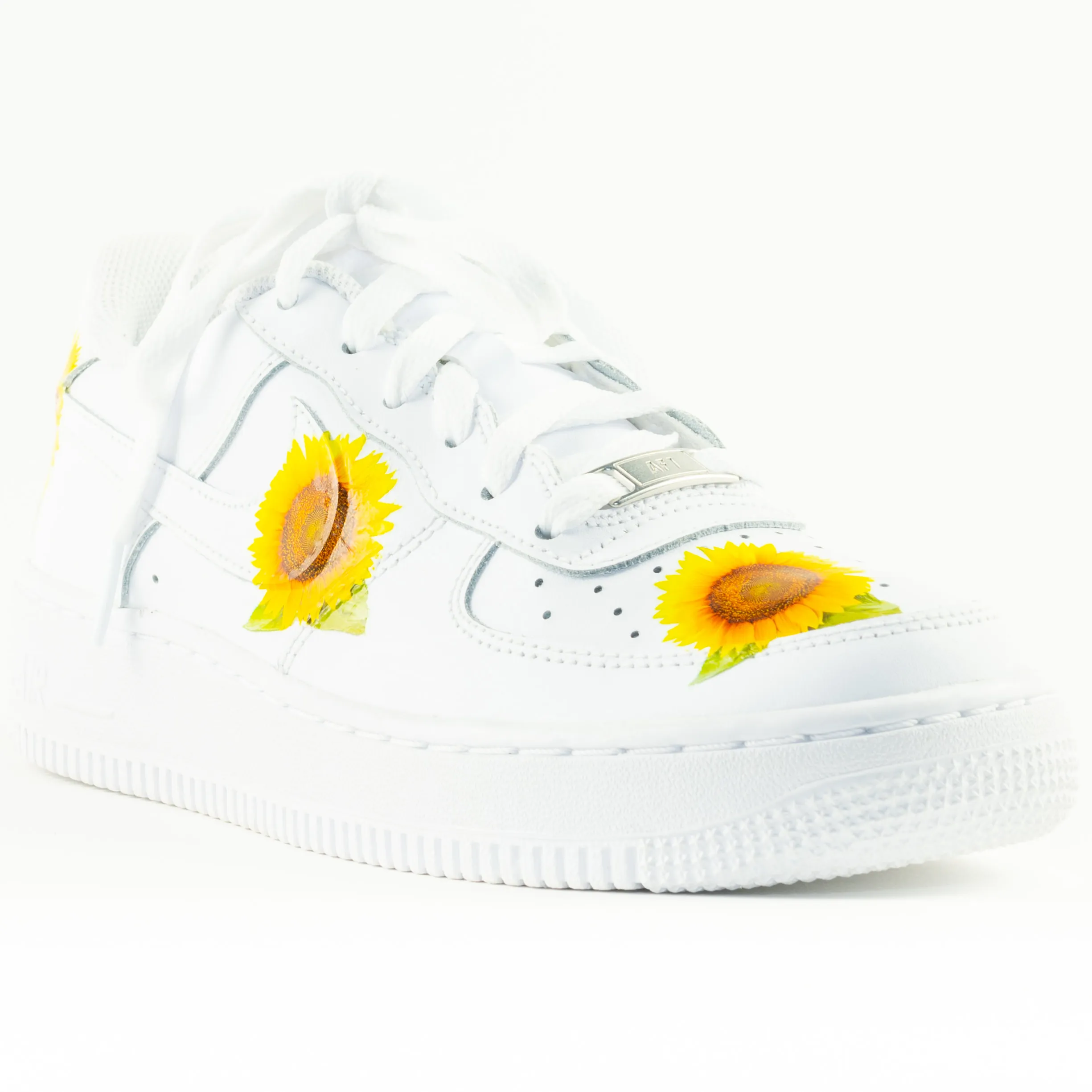 Nike Air Force 1 White Custom 'Sunflowers' Edition