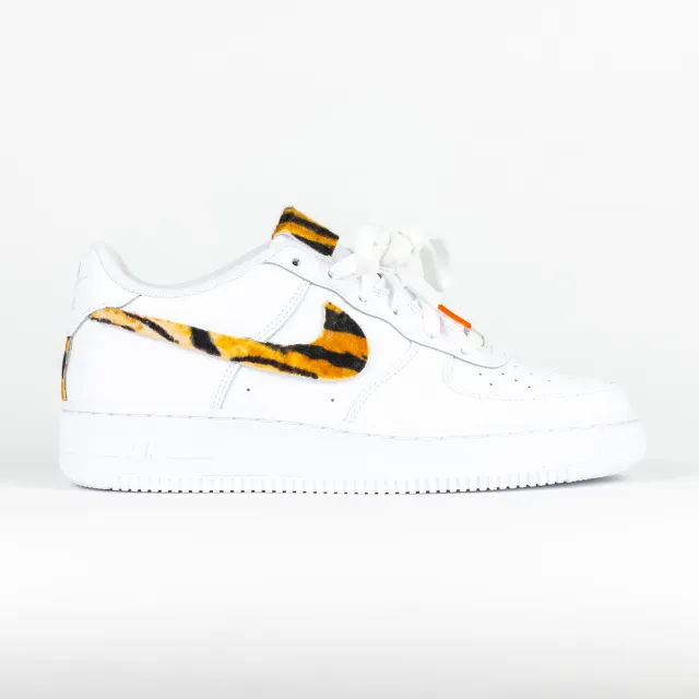 Nike Air Force 1 White Custom 'Tiger' Edition W/ Custom Matching Insoles