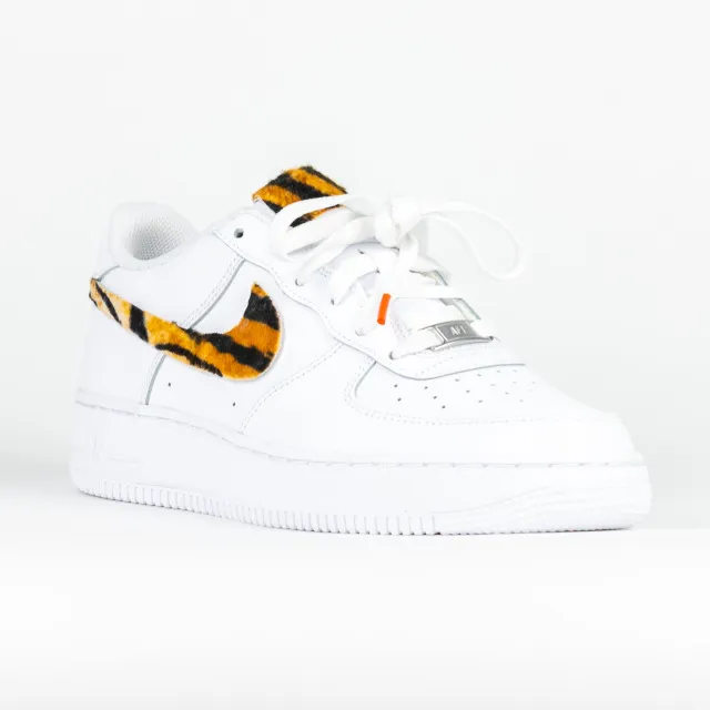 Nike Air Force 1 White Custom 'Tiger' Edition W/ Custom Matching Insoles