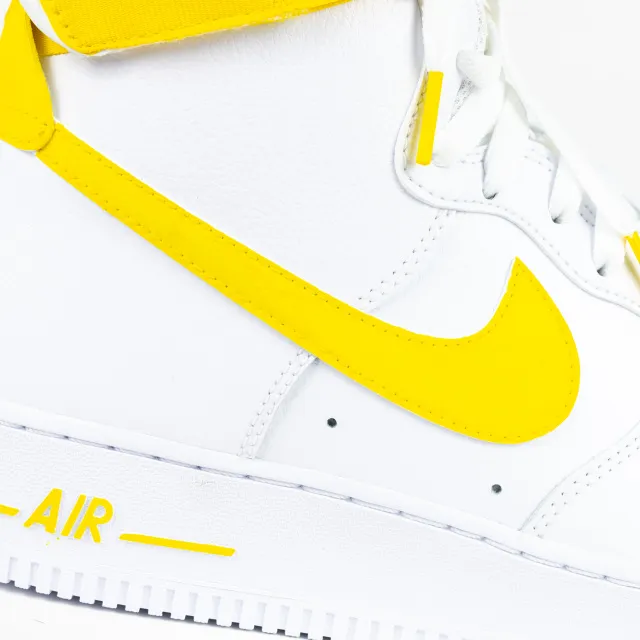 Nike Air Force One HI Custom 'Team Yellow' Edition