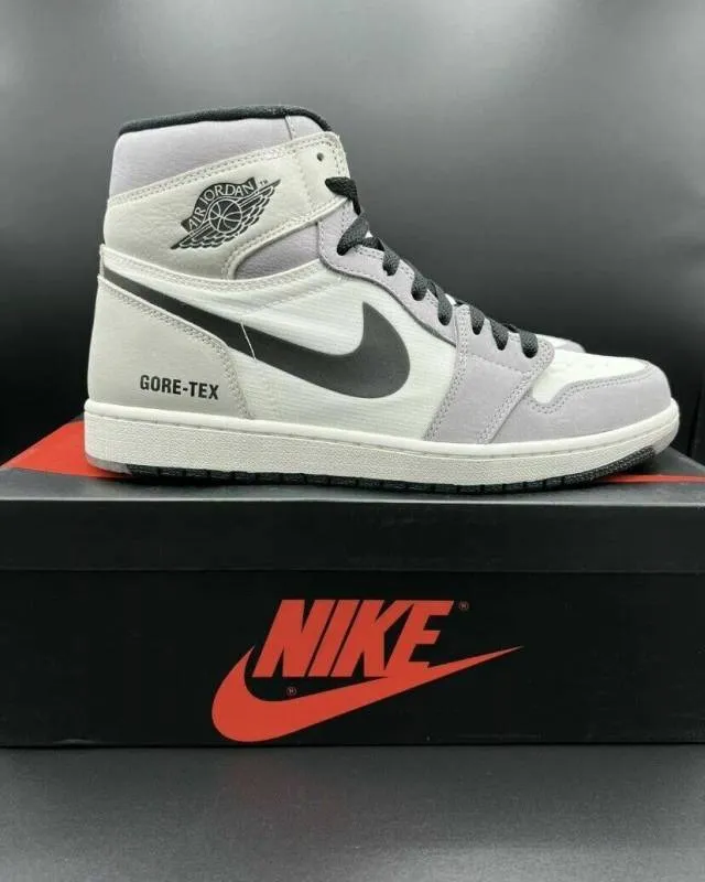 Nike air jordan 1 high element gore-tex 8-13 sail lt bone grey black db2889-100