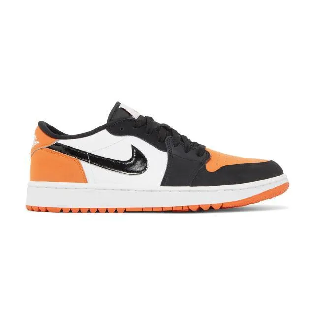 Nike air jordan 1 low golf (shattered backboard/ starfish orange/ black/ white) men us 8-13 dd9315-8