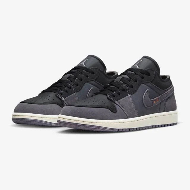 Nike air jordan 1 low (inside out/ black/ grey/ orange) men us 8-13 dn1635-001