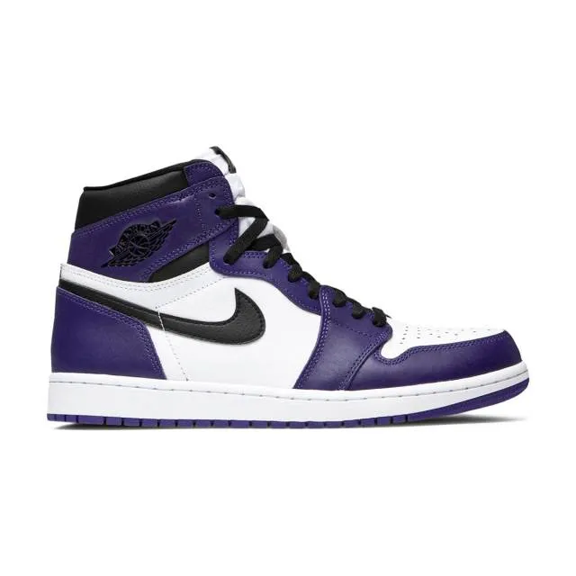 Nike air jordan 1 retro high og (court purple 2.0/ court purple/ white/ black) men us 8-13 555088-50