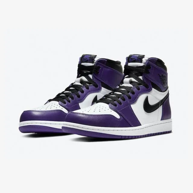 Nike air jordan 1 retro high og (court purple 2.0/ court purple/ white/ black) men us 8-13 555088-50